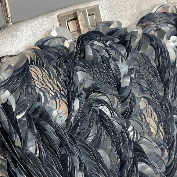 Fendi Silver Big Paillettes Small Size Peekaboo - Picture 9 of 12